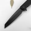 Matteus 3802K/3801 LERCH LCK Blackout Flipper Folding Knife 8Cr13Mov Tanto Black Blade G10 HANDLAR EDC Everyday Carry Tactical Outdoor Cutting Tools 7096 2425 7083