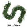 Decorative Flowers Artificial Christmas Garland Decorations Green Xmas For Party Wedding Stairs Table Outside