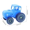 Miniatures 1pc Contains A Small Car Farmer Blue Tractor Pull Wire Car Model Toy For Kids Early Learning Toy Play Fun With Small Speaker