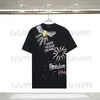 Mens designer brand T-Shirts tshirt t shirts luxury Classic flowers geometry basic Graffiti letter print freedom short sleeve clothing womens tops