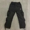 Taschenfrachthose Männer Frauen Qualität Jogger Draw String Joggshose Hosen Hip Hop