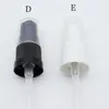 Förvaringsflaskor 18mm svart vit sprayer för eterisk oljeflaska spraypulverpump anti-stöld ring 18/415