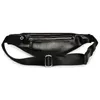 Bolsas de armazenamento Luxo Couro de Luxúria Fanny Men Bag Saco de cintura Fashion Belt Ajuste HEUPTAS BUM BUMA BANANA SAC