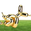 Poop Creative Dog Animals Statue Squat Balloon Art Sculpture Crafts Desktop Decors Ornaments Resin Home Decor Accessori 2108048107571