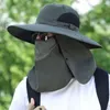Beralar Geniş Memul Güneş Şapk Anti-UV Güneş Koruyucu ve Gölgelendirme Tarım İşleri Boynu Koru 360 Derece Koruma Balıkçılık Kapağı