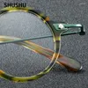 Zonnebrillen Frames A146 Retro kleine ronde frame plaat mannen recept spiegel trendy ster punk glazen vrouwelijke merkontwerper metaal