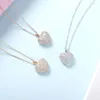 Choker Collier de pendentif coeur de zircon