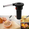 Verktyg BBQ Electric Fan Air Blower Aluminium Alloy Barbecue Handhållen Grill Fire Bellow Tool för picknickcamping