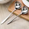 Spoons Home Usils grandi posate per posate in acciaio inossidabile tavoli da cucina grande cucchiaio manico lungo servizio per buffet