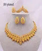 Ethiopia Jewelry sets for women gold necklace earrings Bracelet ring Dubai African Indian bridal wedding set gifts collares 2011308095472