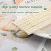 使い捨ての平らな製品100ペア中国の竹の木製箸レストラン個々のパッケージチョップスティックフードスティック食器キッチン製品