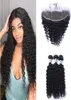 Brazilian Deep Wave Human Hair Weaves 3 Bundles with 13x4 Lace Frontal Ear to Ear Full Head Natural Color Can be Dyed5615152