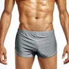 Cuecas Jaycosin Man Underwears Mens Sexy Solid Solid Short respirável gelo calça de seda Bolsa Boxer Underwear