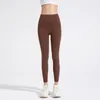 Designer anpassa yoga leggings för kvinnor naken känner mig hög midja sport sexiga byxor yoga outfit leggings scrupp byxor gym elastiska fitness lady övergripande tights träning