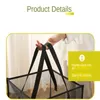 Laundry Bags Portable Dirty Clothes Hamper Bag Collapsible Travel Basket Washing Storage Polyester Fibre Mesh