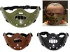 Hannibal Masques Horreur Hannibal Scary Resin Lecter le silence des agneaux Masquerade Cosplay Party Halloween Mask 3 Colors Q08067800018