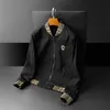 Aubrey Anna Autumn Mens Stand Up Neck Veste Business Slim Fit Coat Top