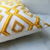 枕スローピローケースノルディック刺繍枕ソファー枕ケースリビングルームの装飾バックレストcus