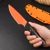 BM 15600or Blade fixe couteau orange D2 Blade Nylon Verre Fibre Patriés Couteaux de poche de survie