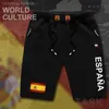 Kingdom of Spanje Espana Mens Shorts Beach Board Flag Training Zipper Pocket Sweat ESP Spaans Spanjaard 240410