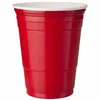 Cups jetables Paires Lber 50pcs / Set 450 ml Red Plastic Cup Party Bar Restaurant Fourniture des articles ménagers pour la maison