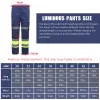 Broek aykrm reflecterende broek hivis functionele zakken slijtage veiligheids broek winterwerk mode kleur kleur 5xl