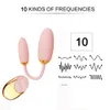 10 fréquences femmes anal vibrateur télécommandation sans fil vibrant vibrant bouchon d'oeuf à point g masse de stimulateur de clitoris