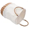 Shopping Bags ASDS-Bag Waterproof Women Rattan Clutch Handbag Summer Beach Wicker Bag For Leisure Ladies Tote