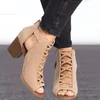 Sandals comemore pompes chaussures de femmes confortables talons hauts taille 42 43 chaussures de gladiateurs noirs 2024 Été épais talons dames