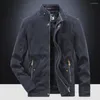 Men's Jackets Aesthetic Coats Knitted Coat Cold Blouse Varsity Sports Sweat-shirts Man Style Clothing Moto Equipment Quilted