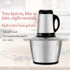 Szlifierki 2L/3L 2 prędkości ze stali nierdzewnej elektryczna choppera mięsna minder Mincer robót kuchenny Slicerów Slicer Jajka TEATER REGITAT