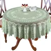 Tkanina stołowa 1pcs piknik biały koronkowy obrus haftowany luksusowy urodziny dekoracja ślubna retro okładka