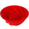 Baking Moulds Silicone Cake Mold Spiral Cyclone Mould Multifunction Swirl Shape Non-Stick For Muffin Cupcake Dessert