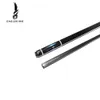 Black Technology Carbon Fibre Pool Cue 1/2 Split Cue 8 couches Pigskin 12,4 mm