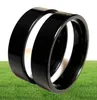 Whole 50pcs Unisex Black Band Rings Wide 6MM Stainless steel Rings for Men and Women Wedding Engagement Ring Friend Gift Party Fav4538995