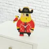 Wall Clocks Pirate Shaped Analog Pendulum Wall/Tabletop Clock