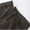 Hommes jeans léopard vintage 2024 printemps américain hiphop superdimension