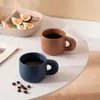 Tassen nordisch retro kreativ dicke matte farbige keramische Tasse Persönlichkeit Frühstück Milk Kaffee Latte Tasse