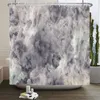 Rideaux de douche texture de la personnalité abstraite motif gradient rideau salle de bain étanche décor étanche salle de bain avec crochets