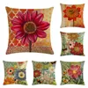 Pillow Euro Style Home Decor Cover Throw Pillowcase Sofa Seat Vintage Flowers For Decorative