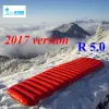 Pads Nieuwe versie Jr Gear R5.0 Prima Loft Light Outdoor Air Matras Vochtvrije camping Mat met TPU Flim Air Tube Bed