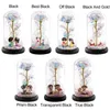 Decoratieve bloemen plastic ornament lantaarn paar karakter beelden huisdecor in ledglas romantische scènes kleurrijke lichten