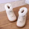 Stiefel 1219cm Kinder Schneefuß Stiefel 2023 Winter Kleinkind Jungen Brand Schuhe Mädchen Fashion Winter Reißverschluss Stiefel Kinder warm wasserdichte Schuh