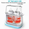 Baby Bottle Sterilizer Milk Warmer 6 i 1 Multifunktion Automatisk Intelligent Thermostat Baby Milk Bottle Desinfection Thermos 240409