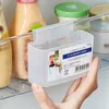 キッチンストレージ2/4/6PCS冷蔵庫ボックスオーガナイザー調整可能な冷蔵庫ラックソースバッグオーガナイザー