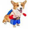Vestuário para cães múltiplos tamanhos boxer trajes de estilo engraçado macio e confortável roupas de estimação de roupas de roupa de roupas de natal cômica