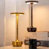 Table Lamps LED Charging Desk Lamp Industrial Style Touch Dimming USB Portable Charge Coffee Shop Bar Vintage Decor Atmosphere Night Light