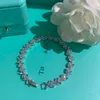 Tiffanyjewelry tiffanybead feminino luxurys tiffanybracelet designer pulseira de link de link de link de link jóias brilhantes e atraentes 443