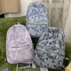 Backpack Fashion Girl Kawaii Stampa Bagni alla moda Borse femminile Nylon Laptop School College Ladies Travel Women Men Studenti