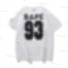 93 Man Koszulka projektant marka Tshirts designerka Tshirt kreskówka próbna załoga szyja bawełna damska sportowa odzież swoboda